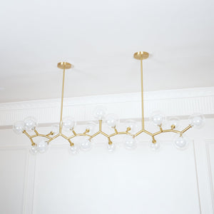 Molecular Glass Balls Chandelier
