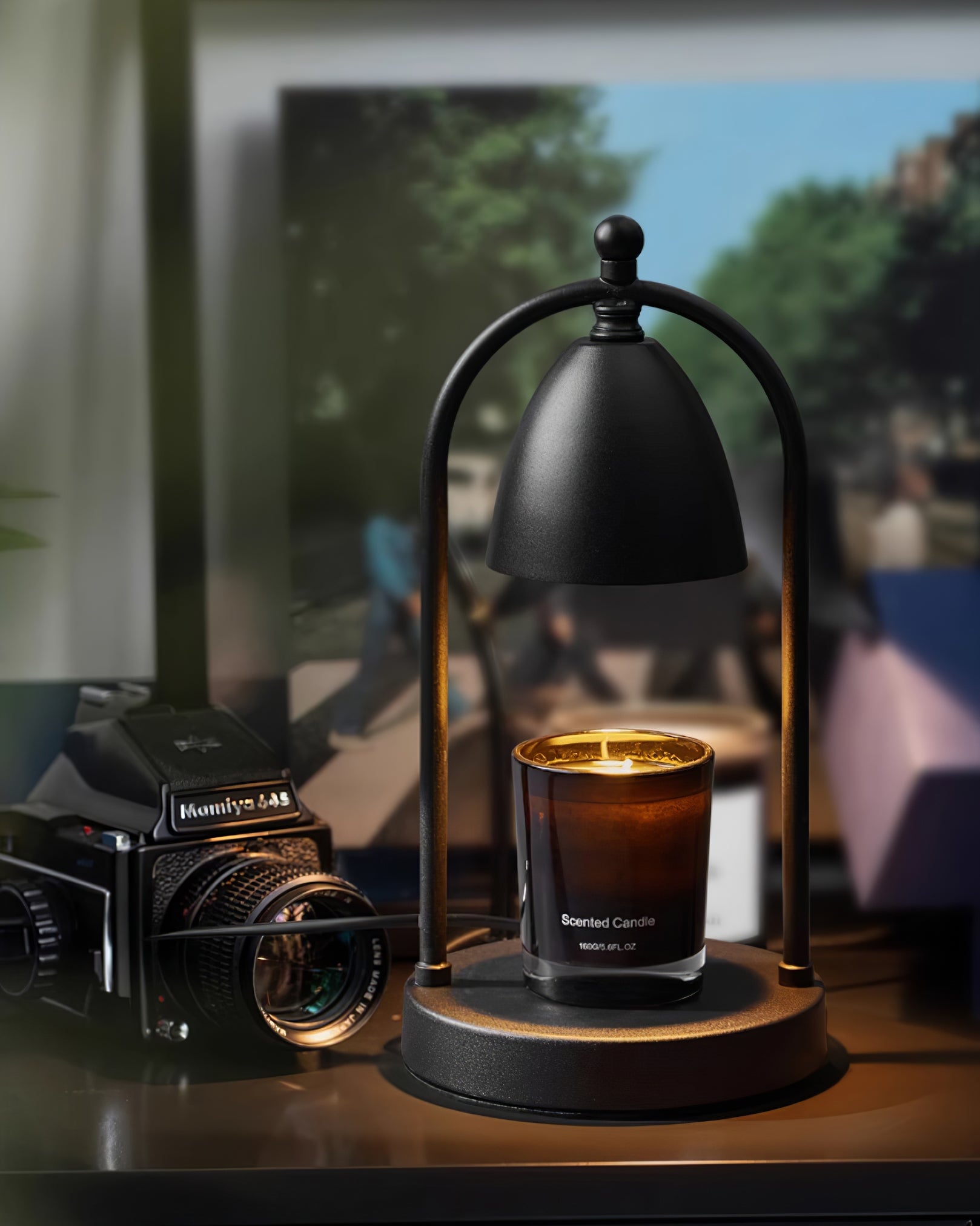 Here's Health  Zen Scentra Candle Warmer Lamp