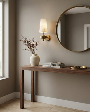 Montera Alabaster Wall Sconce