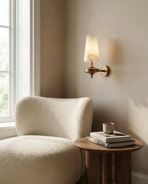 Montera Alabaster Wall Sconce