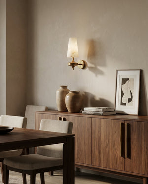 Montera Alabaster Wall Sconce