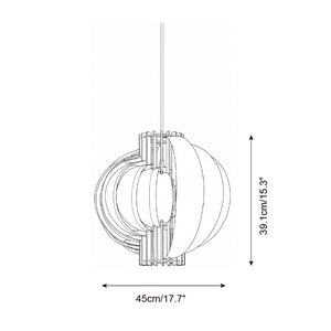 Moon Wood Pendant Lamp