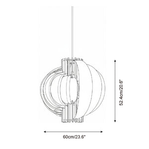 Moon Wood Pendant Lamp