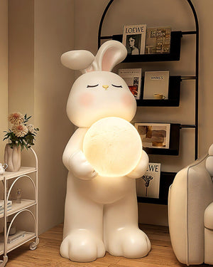 Moon Rabbit Floor Lamp 9.8″- 24.8″ - Docos