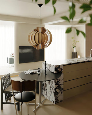 Moon Wood Pendant Lamp