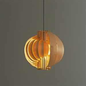 Moon Wood Pendant Lamp