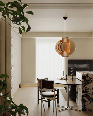 Moon Wood Pendant Lamp