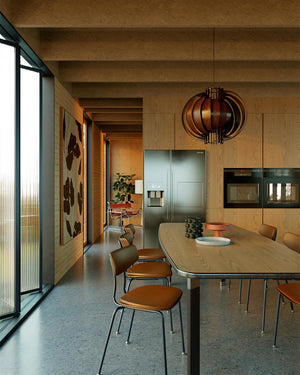 Moon Wood Pendant Lamp