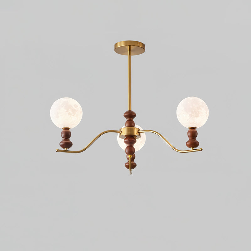 Moonlit Globe Chandelier – detail 21