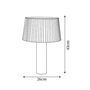 Moragas Table Lamp 10.2″- 16.9″