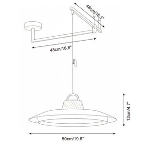 Morvia Swing Arm Pendant Lamp