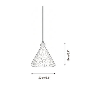 Mosaic Pyramid Pendant Lamp