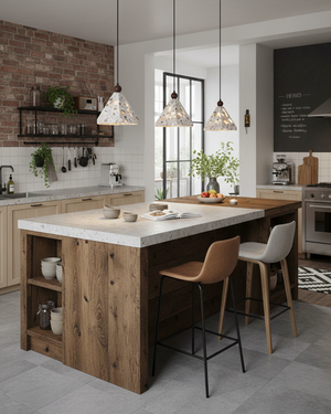 Mosaic Pyramid Pendant Lamp