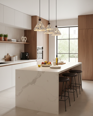 Mosaic Pyramid Pendant Lamp