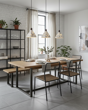 Mosaic Pyramid Pendant Lamp