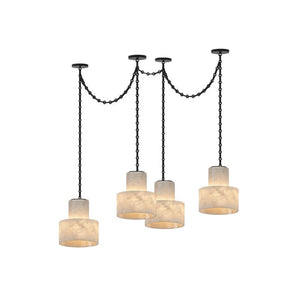 Multi-Tier Chain Drum Pendant Lamp