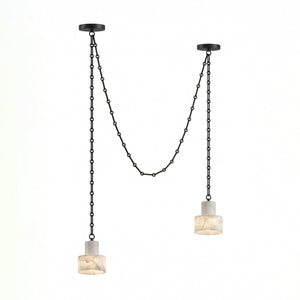 Multi-Tier Chain Drum Pendant Lamp