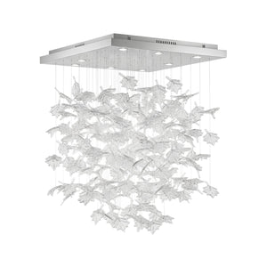 Multicolor Crystal Maple Leaf Chandelier