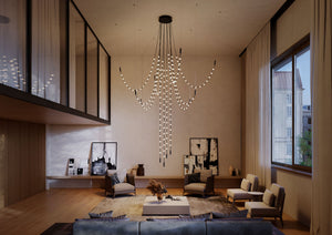 Multidot Chandelier
