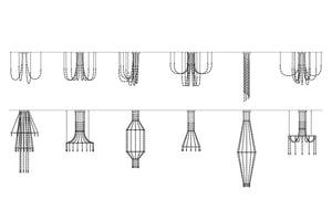 Multidot Chandelier