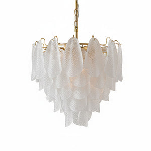 Glass Teardrop Chandelier