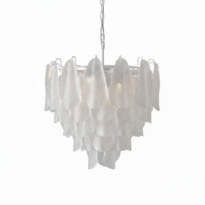 Glass Teardrop Chandelier