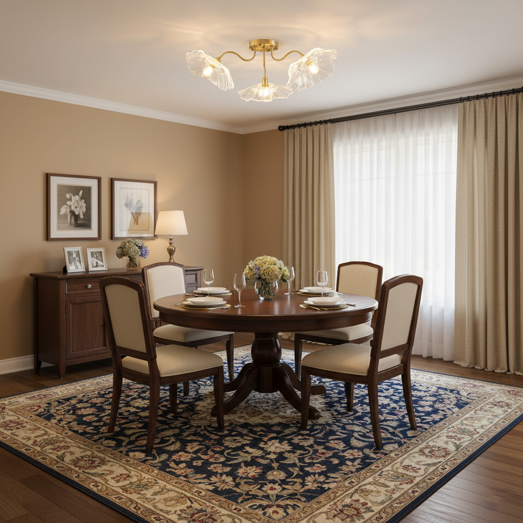 Murano Glass Flowers Ceiling Light