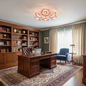 Murano Glass Flowers Ceiling Light