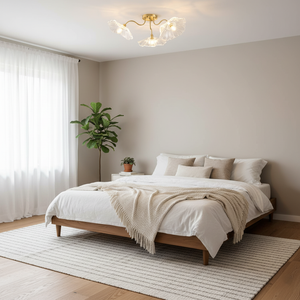 Murano Glass Flowers Ceiling Light