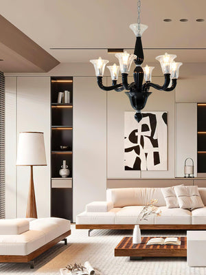 Black Candle Chandelier