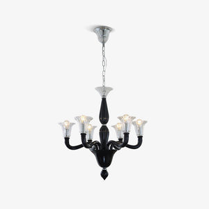 Black Candle Chandelier