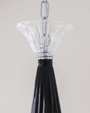 Black Candle Chandelier