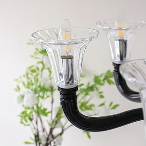 Black Candle Chandelier