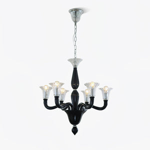 Black Candle Chandelier