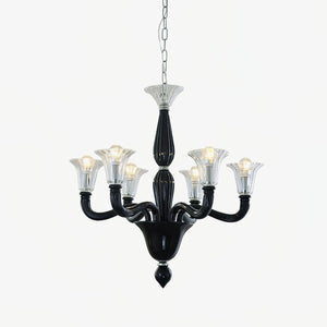 Black Candle Chandelier