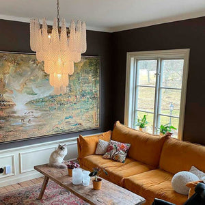 Glass Dewdrop Chandelier