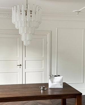 Glass Droplet Chandelier