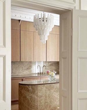 Glass Droplet Chandelier