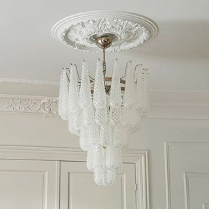Glass Droplet Chandelier
