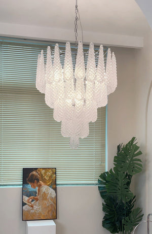 Glass Droplet Chandelier