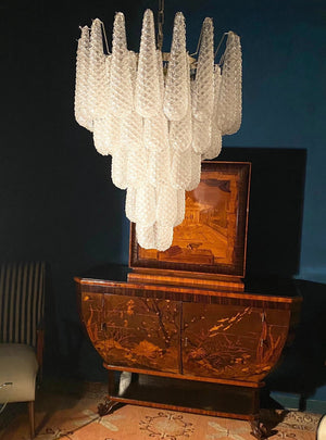 Glass Droplet Chandelier