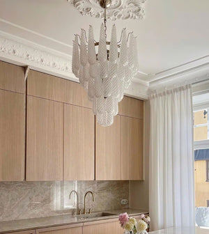 Glass Droplet Chandelier