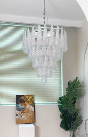 Glass Droplet Chandelier