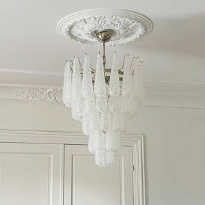 Glass Droplet Chandelier