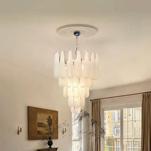Glass Droplet Chandelier
