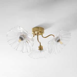Murano Glass Flowers Ceiling Light