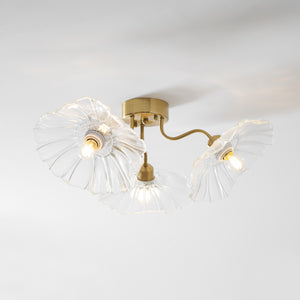 Murano Glass Flowers Ceiling Light