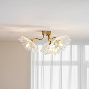 Murano Glass Flowers Ceiling Light
