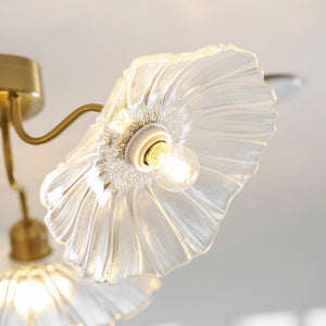 Murano Glass Flowers Ceiling Light
