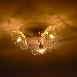 Murano Glass Flowers Ceiling Light